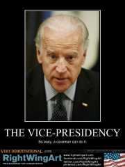 The Vice Presidency - So easy even a cave man - Like Joe Biden - can do it