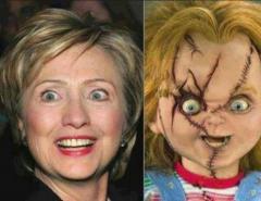 Hillary Looks Like  Chucky