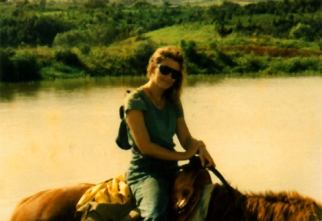 Wanda Hope Carter Horseback Riding in Kauai