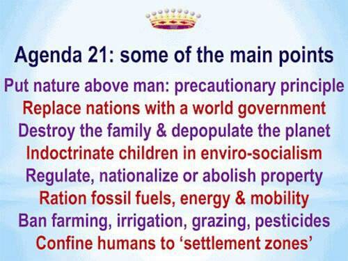 Some of the main points of Agenda 21