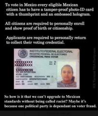 Why Cant America At Least Match Mexican Voting Standards Without Being Called Racist