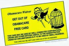 Obamacare Waiver Get out of Jail Free Card