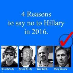 Four Reasons Not To Vote For Hillary Clinton