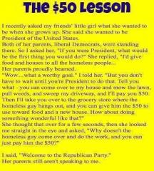 The fifty dollar lesson