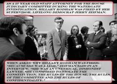 Why Hillary Clinton Was Fired From Watergate Commission