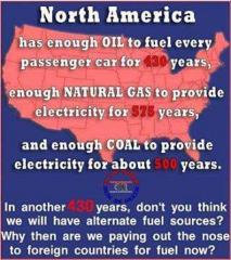 North American Energy Resources - Enough to last another 500 years