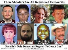 These shooters were all democrats - maybe democrats should not be allowed to have guns