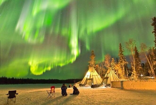 Northern lights over Canada
