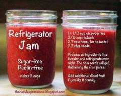 Refrigerator Strawberry  Jam