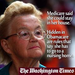 Obamacare Says She Has to Go to a Nursing Home