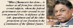 what obamacare has done is to reduce us from free citizens to cowed subjects Thomas Sowell Quote