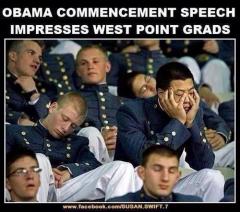 Obamas Commencement Speech Does NOT Impress West Point Grads
