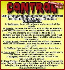 Saul Alinsky Taught 8 Levels of Control to Create a Socialist State