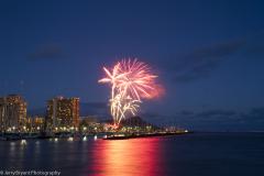 diamond head hawaii fireworks jerry bryant photo