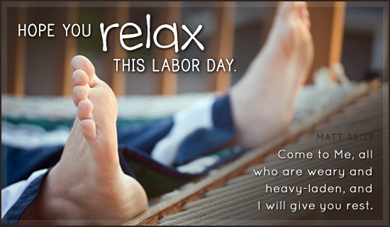 relax on labor day