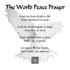 The world peace prayer