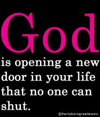 God is opening a door in your life that no one can shut