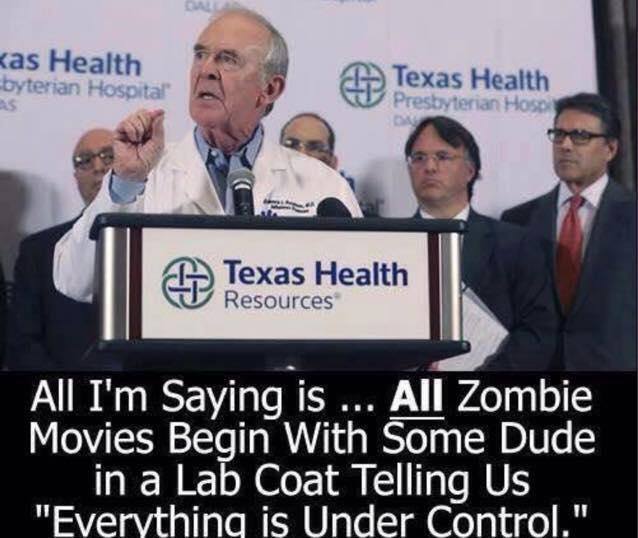 All I am saying is ALL Zombie Movies Start with some dude in a lab coat saying everything is under control