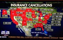 Obamacare Insurance Cancellations Map