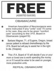 Obamacare - Free assisted suicide