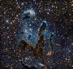 God is Awesome Hubble Telescope High Def Pillars of Creation Formation