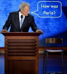 Clint Eastwood to Obamas Empty Chair - How Was Paris