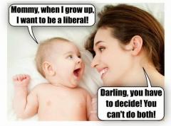 You can not be both a grown up and a liberal