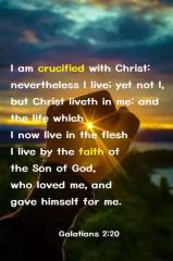 I am crucified with Christ