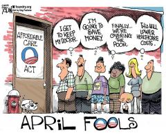 April Fools Obamacare