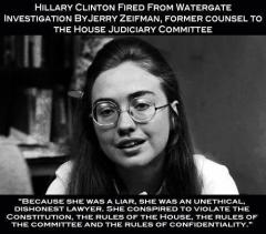 Hillary Clinton Fired for Lies and Unethical Behavior