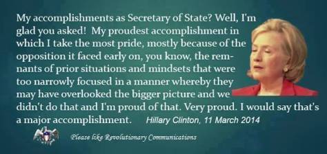 Hillary Clintons Major Accomplishment as Secretary of State