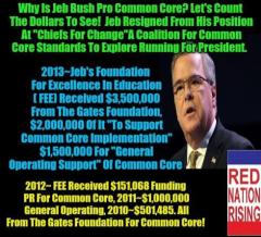 Why does Jeb Bush Support Common Core Gates Donation