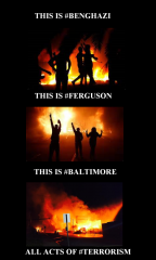 Similar Photos of Behghazi Ferguson Baltimore All Acts of Terrorism