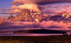 Pink Glow of the Tetons photo by Chase Lindberg
