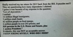 IRS tax returns dependents claimed