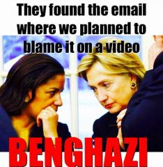 They found the email where Huma and Hillary Clinton planned to blame Benghazi on a video