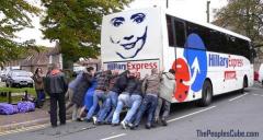 The Hillary Express Campaign Bus Is Broken Down - NO FOR REAL