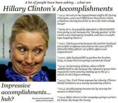 Hillary Clinton Accomplishments