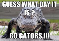 guess what day it is - GO GATORS