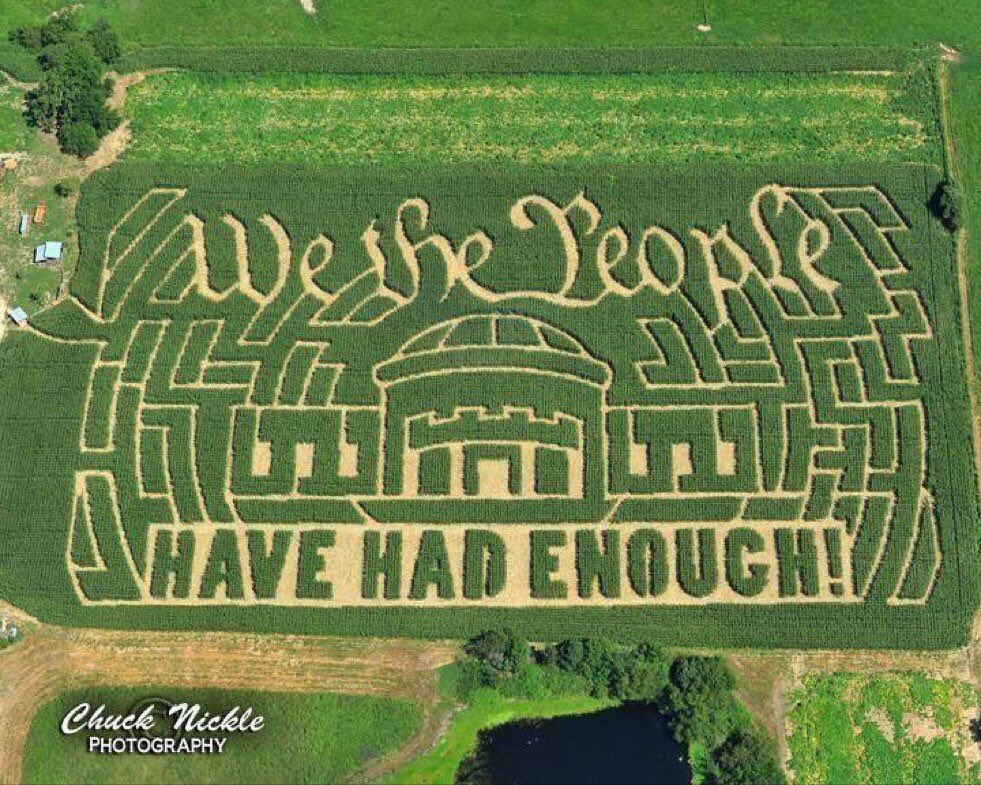 We the people have had enough Lawn Art Photo by Chuck Nickle