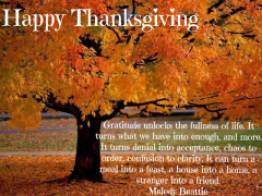 Happy Thanksgiving quote