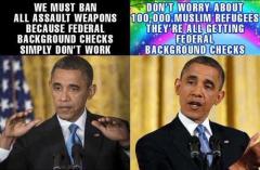 Obama cant make up his mind do federal background checks work or dont they