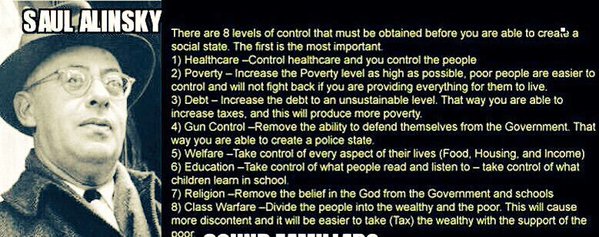 Liberal god Saul Alinskys lessons on how to create a social state