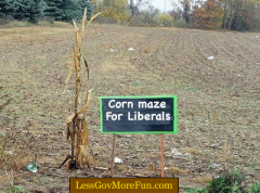 corn maze for liberals