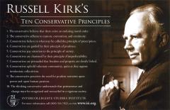 Russel Kirks 10 Conservative Principles