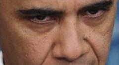 Obamas eyes - evil fills an empty soul