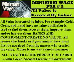 All Value is created by labor John Locke 2nd Treatise of Government