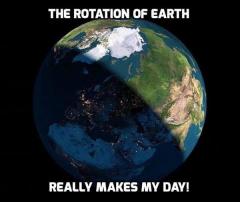 The Rotation of Earth Really Makes My Day