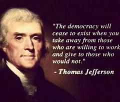 The democracy will cease to exist Thomas Jefferson quote