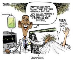 Obamacares treatment of the elderly GET RID OF THEM